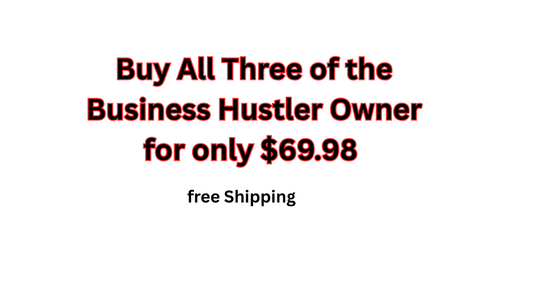 Buy All 3  Sign Copy of the Business Hustler Owner  Trilogy Bundle